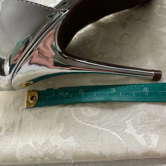 NWOT Jessica Simpson Silver/Crystal Waylane Sandal, Size 8.5 - Picture 12 of 15